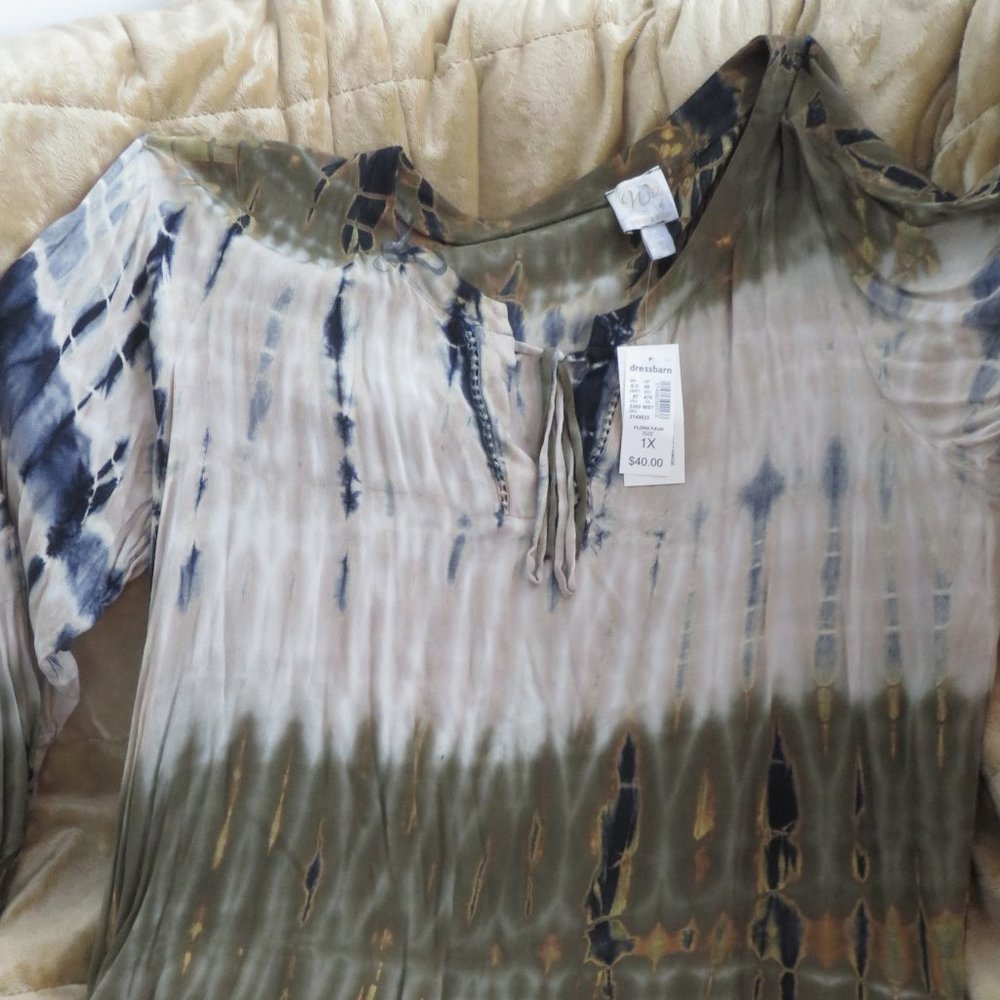 New Westport 62 - Ladies Peasant Blouse - Size 1X